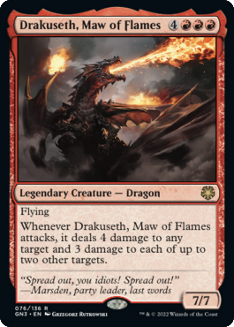 Drakuseth, Maw of Flames [Game Night: Free-for-All] | Rock City Comics