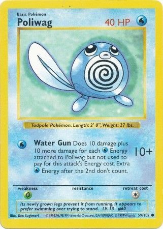 Poliwag (59/102) [Base Set Shadowless Unlimited] | Rock City Comics