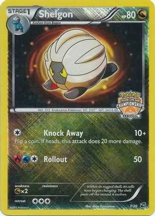 Shelgon (7/20) (Regional Championship) [Black & White: Dragon Vault] | Rock City Comics