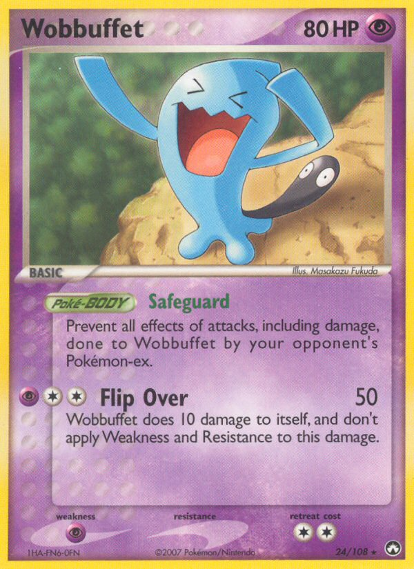 Wobbuffet (24/108) [EX: Power Keepers] | Rock City Comics