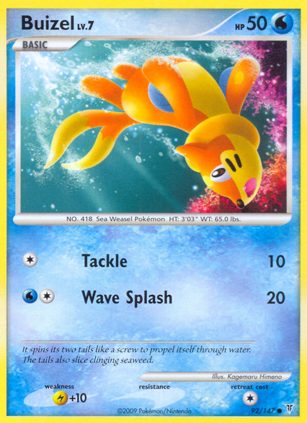 Buizel (92/147) [Platinum: Supreme Victors] | Rock City Comics