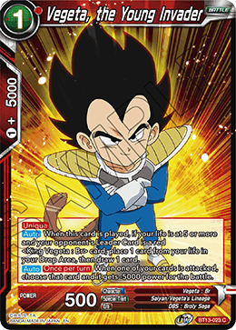 Vegeta, the Young Invader (Common) [BT13-023] | Rock City Comics