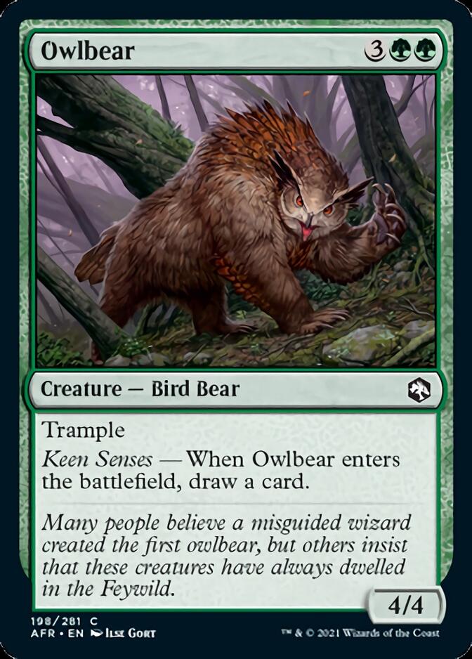 Owlbear [Dungeons & Dragons: Adventures in the Forgotten Realms] | Rock City Comics