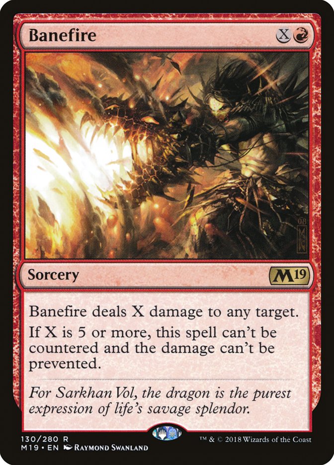 Banefire [Core Set 2019] | Rock City Comics