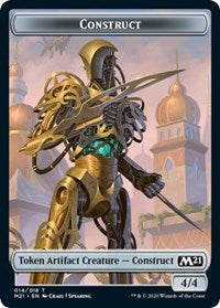 Construct // Goblin Wizard Double-sided Token [Core Set 2021 Tokens] | Rock City Comics