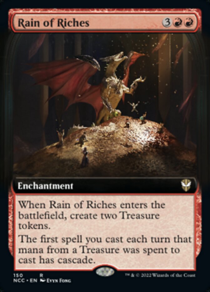 Rain of Riches (Extended Art) [Streets of New Capenna Commander] | Rock City Comics