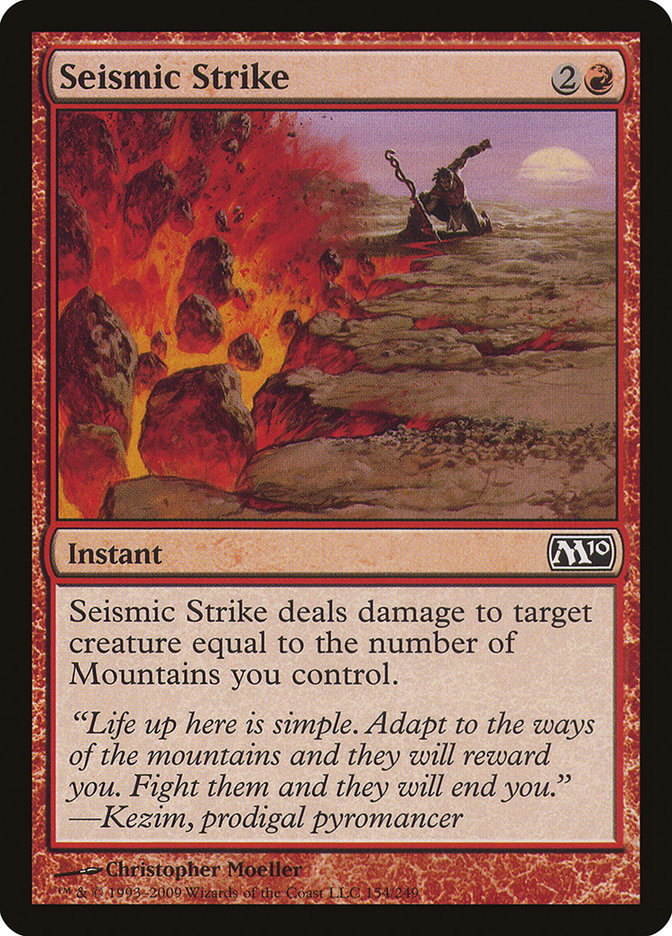 Seismic Strike [Magic 2010] | Rock City Comics