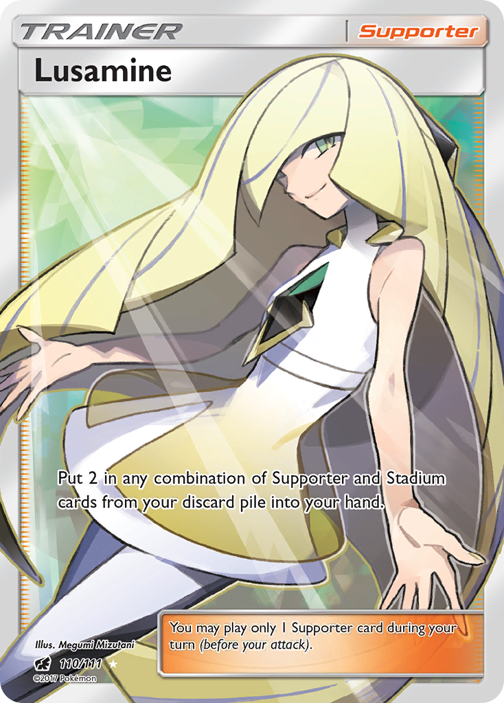 Lusamine (110/111) [Sun & Moon: Crimson Invasion] | Rock City Comics