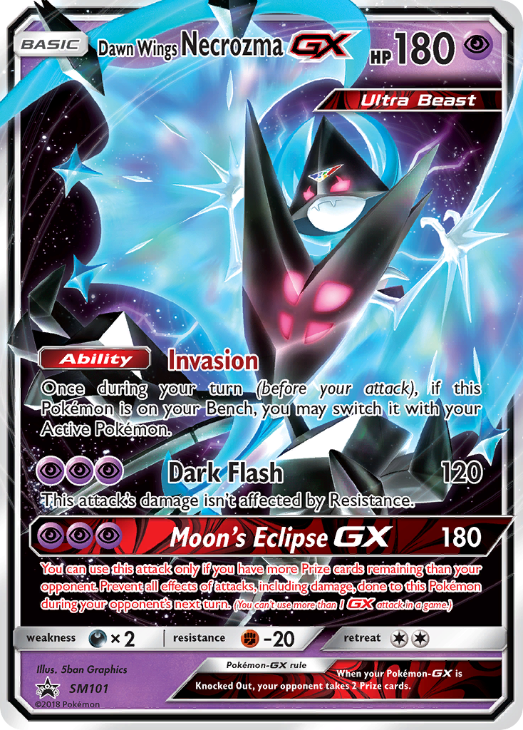 Dawn Wings Necrozma GX (SM101) [Sun & Moon: Black Star Promos] | Rock City Comics