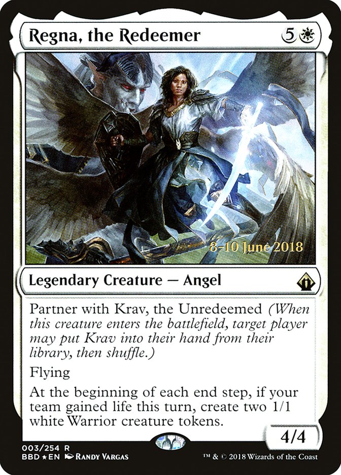 Regna, the Redeemer  [Battlebond Prerelease Promos] | Rock City Comics