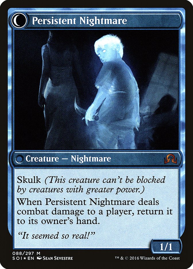 Startled Awake // Persistent Nightmare [Shadows over Innistrad Prerelease Promos] | Rock City Comics