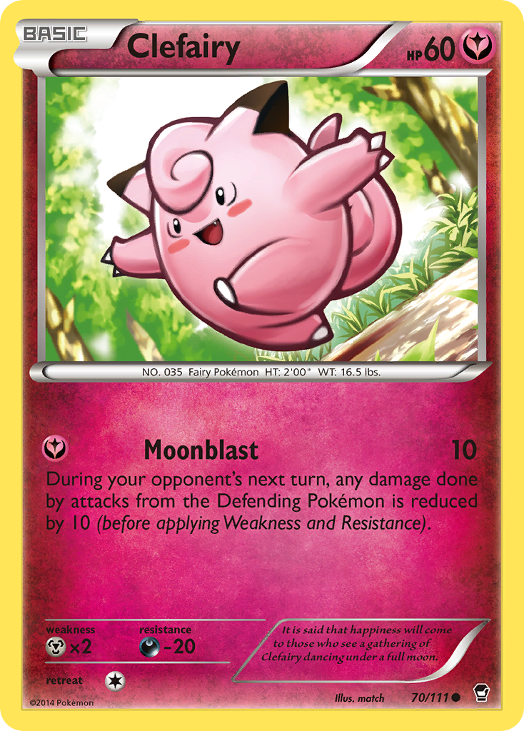 Clefairy (70/111) [XY: Furious Fists] | Rock City Comics