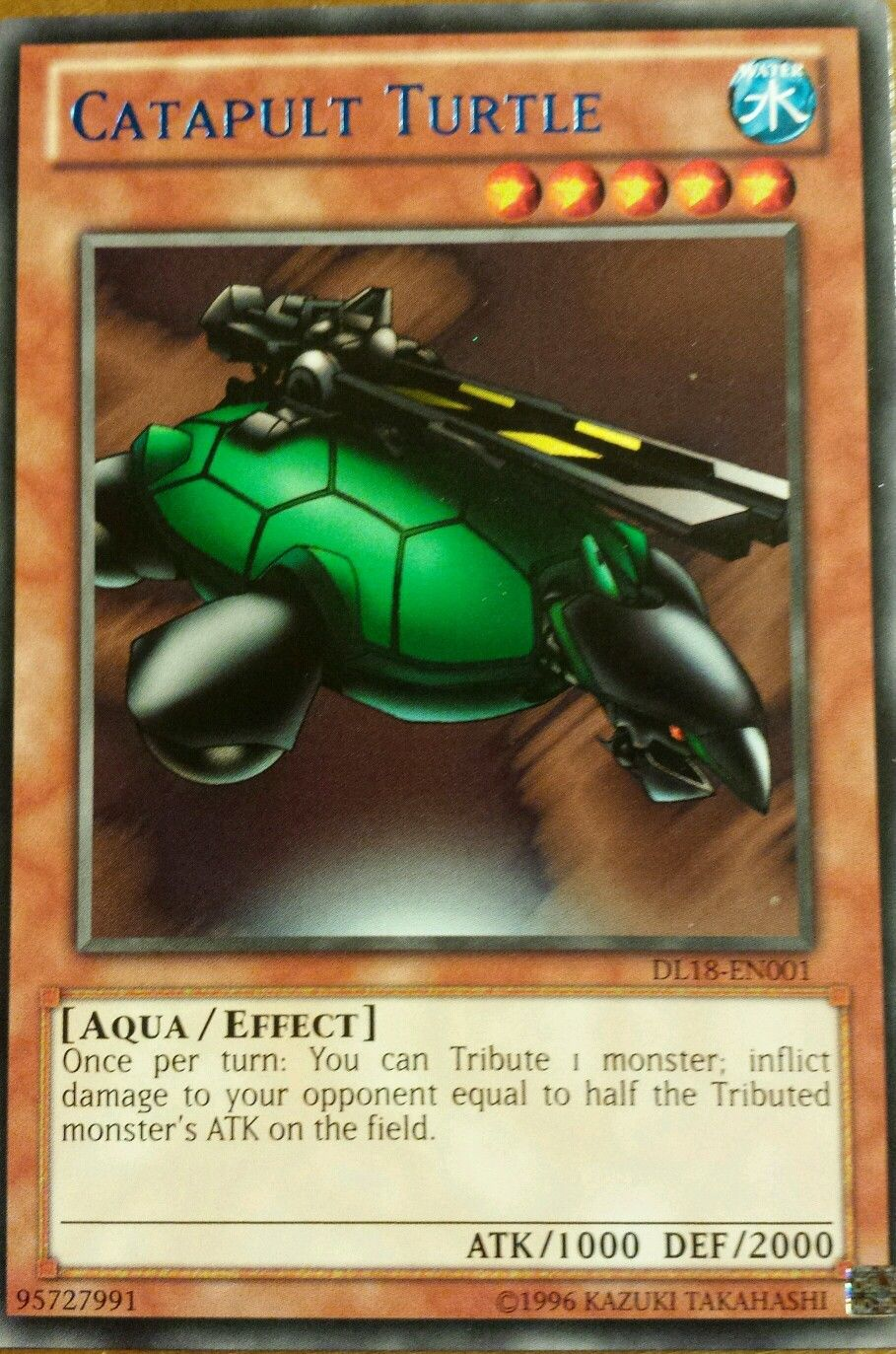 Catapult Turtle (Blue) [DL18-EN001] Rare | Rock City Comics