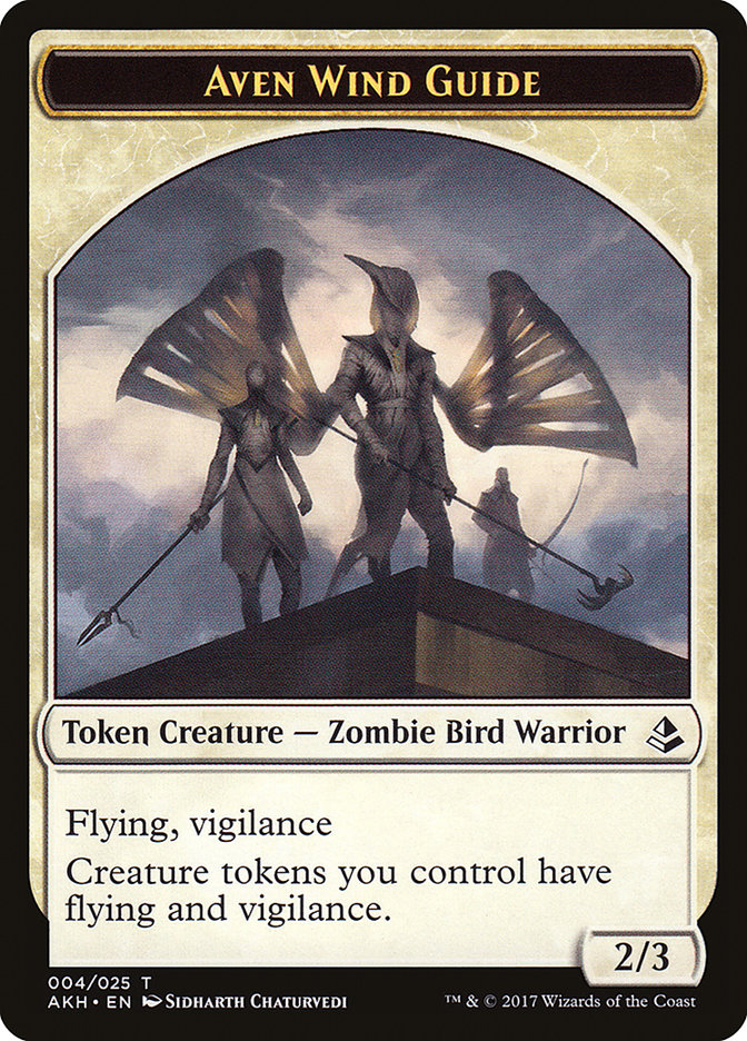 Aven Wind Guide [Amonkhet Tokens] | Rock City Comics