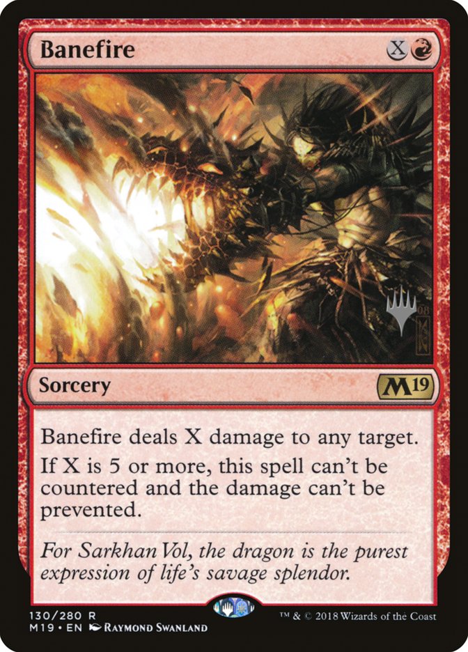 Banefire (Promo Pack) [Core Set 2019 Promos] | Rock City Comics