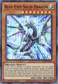 Blue-Eyes Solid Dragon (Green) [LDS2-EN014] Ultra Rare | Rock City Comics