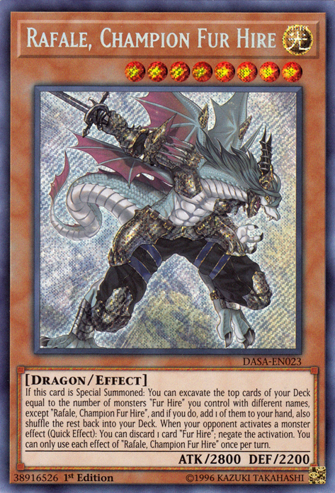 Rafale, Champion Fur Hire [DASA-EN023] Secret Rare | Rock City Comics