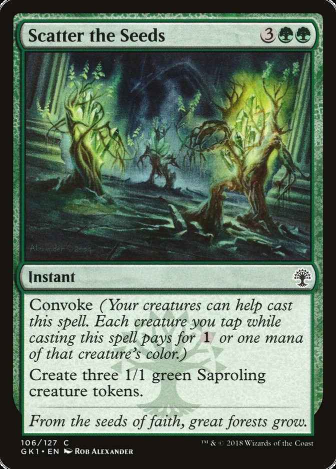 Scatter the Seeds [Guilds of Ravnica Guild Kit] | Rock City Comics