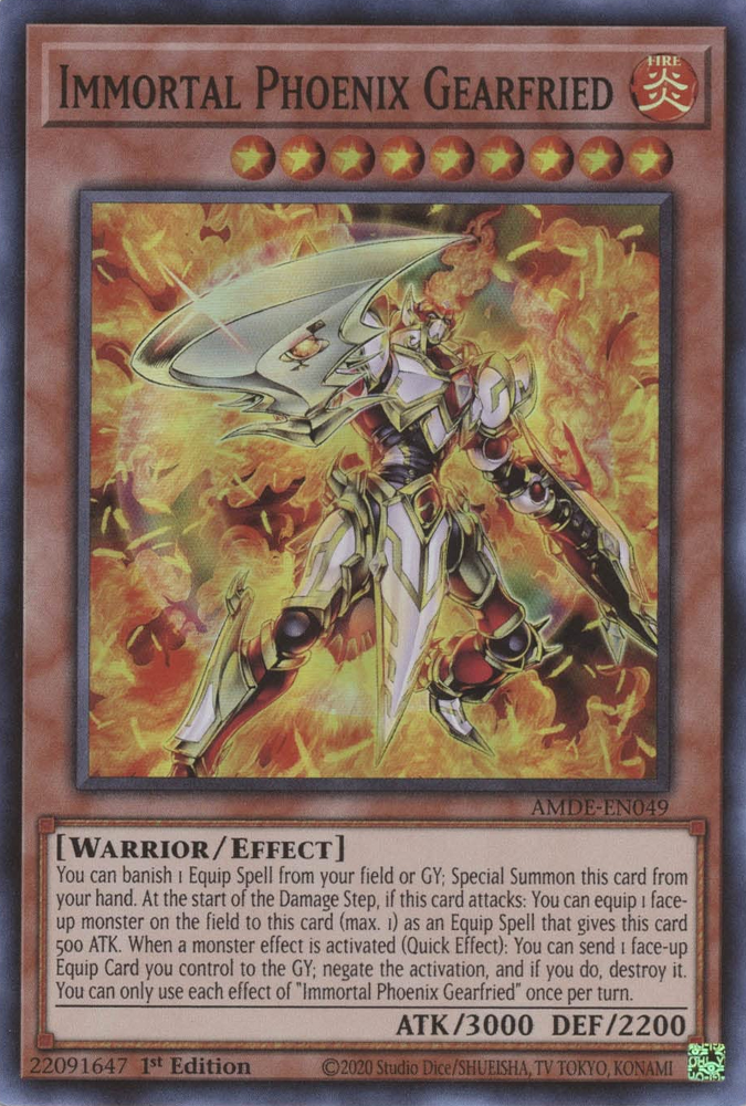 Immortal Phoenix Gearfried [AMDE-EN049] Super Rare | Rock City Comics