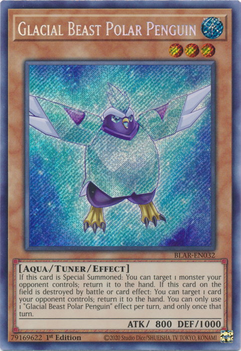 Glacial Beast Polar Penguin [BLAR-EN032] Secret Rare | Rock City Comics