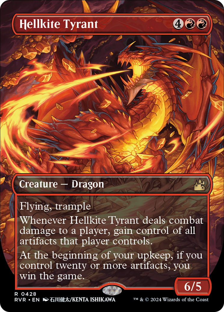 Hellkite Tyrant (Anime Borderless) [Ravnica Remastered] | Rock City Comics