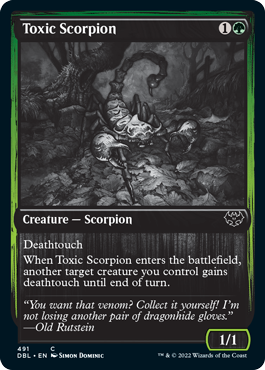 Toxic Scorpion [Innistrad: Double Feature] | Rock City Comics