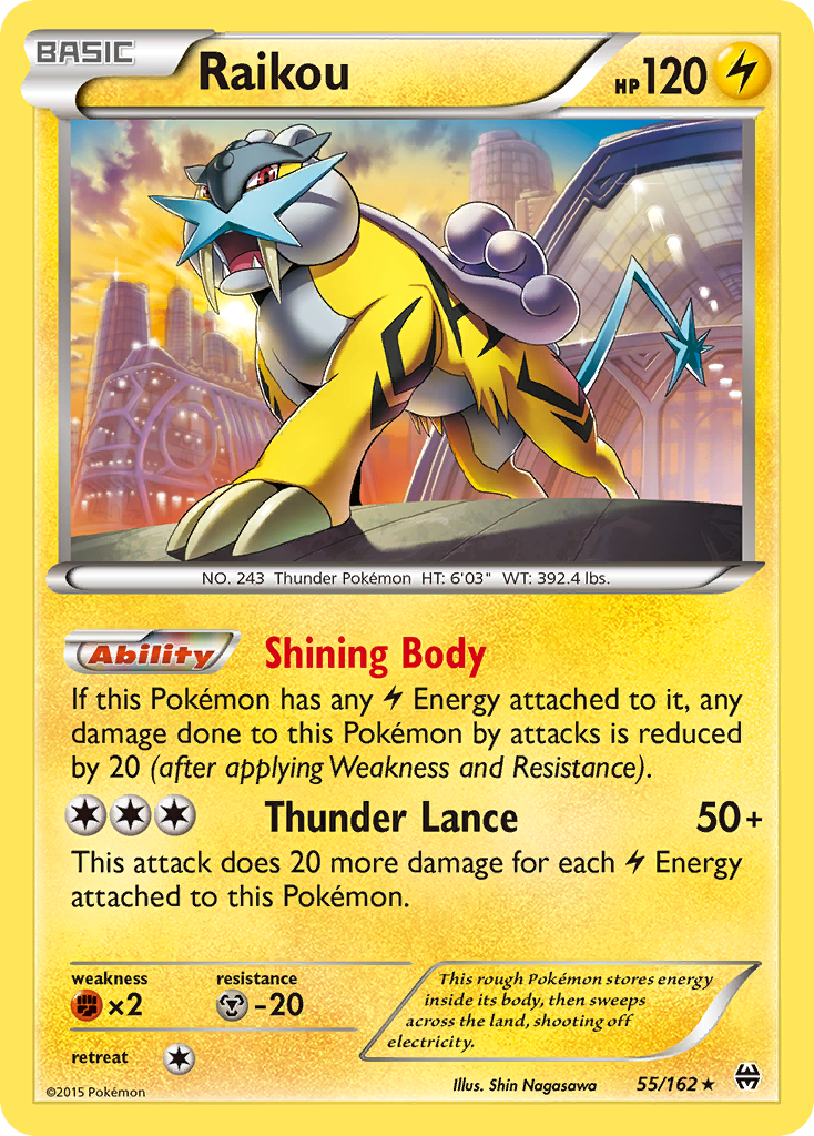 Raikou (55/162) [XY: BREAKthrough] | Rock City Comics