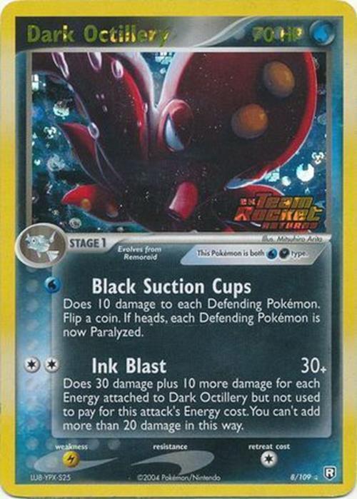 Dark Octillery (8/109) (Stamped) [EX: Team Rocket Returns] | Rock City Comics