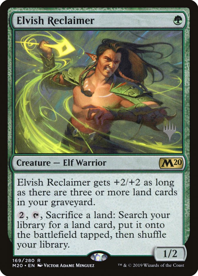 Elvish Reclaimer (Promo Pack) [Core Set 2020 Promos] | Rock City Comics