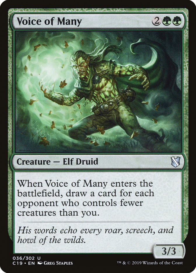 Voice of Many [Commander 2019] | Rock City Comics