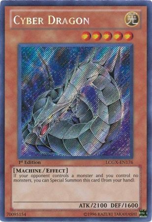 Cyber Dragon (Alternate Art) [LCGX-EN176] Secret Rare | Rock City Comics