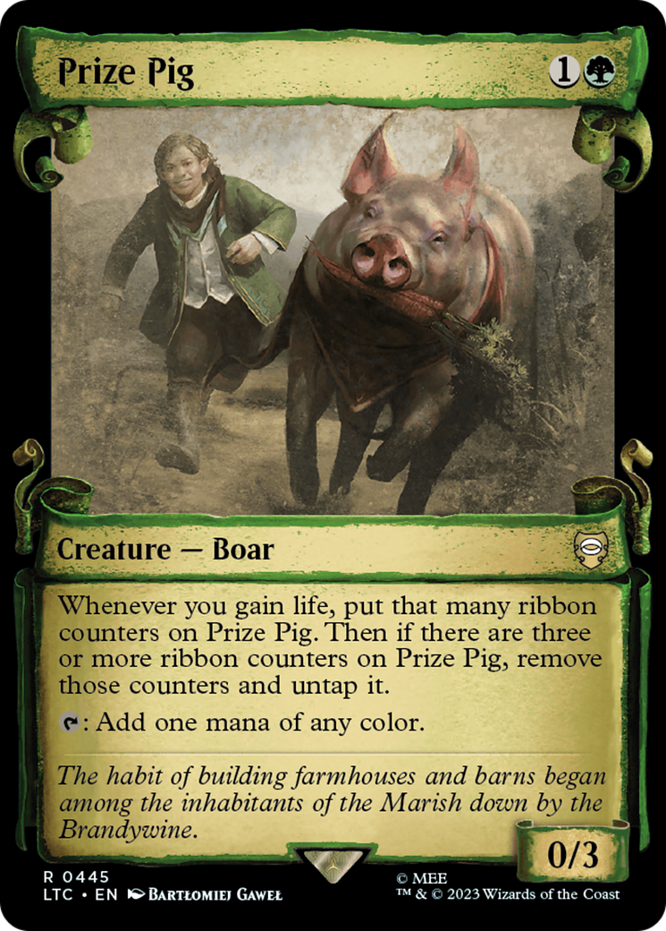 Prize Pig [The Lord of the Rings: Tales of Middle-Earth Commander Showcase Scrolls] | Rock City Comics