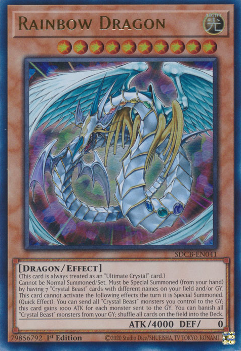 Rainbow Dragon [SDCB-EN041] Ultra Rare | Rock City Comics