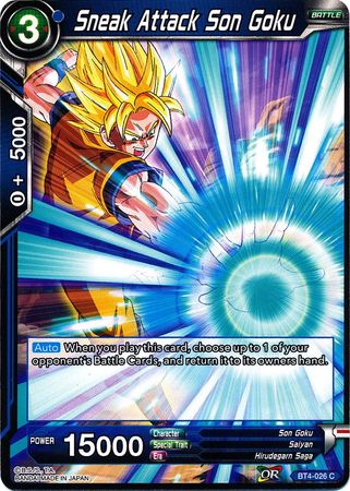 Sneak Attack Son Goku [BT4-026] | Rock City Comics