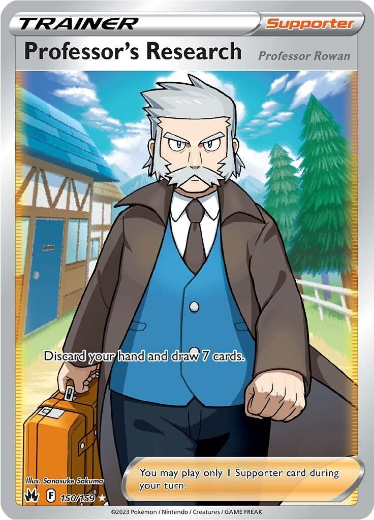 Professor's Research (150/159) (Full Art) [Sword & Shield: Crown Zenith] | Rock City Comics