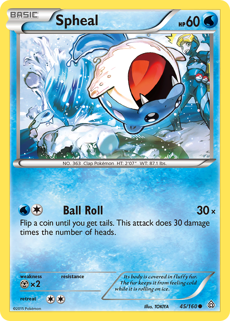 Spheal (45/160) [XY: Primal Clash] | Rock City Comics