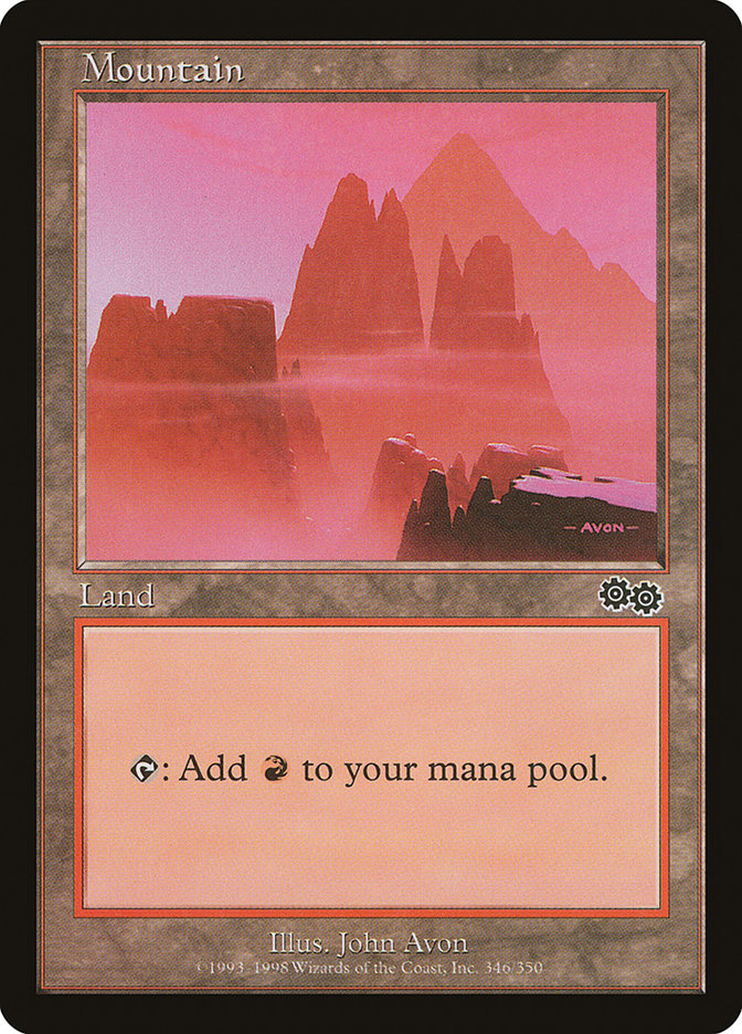 Mountain (346) [Urza's Saga] | Rock City Comics