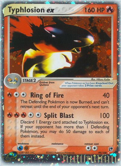 Typhlosion ex (99/100) [EX: Sandstorm] | Rock City Comics