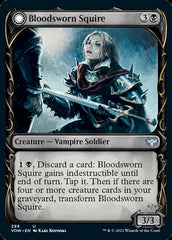 Bloodsworn Squire // Bloodsworn Knight (Showcase Fang Frame) [Innistrad: Crimson Vow] | Rock City Comics