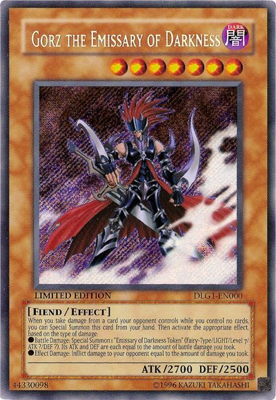 Gorz the Emissary of Darkness [DLG1-EN000] Secret Rare | Rock City Comics