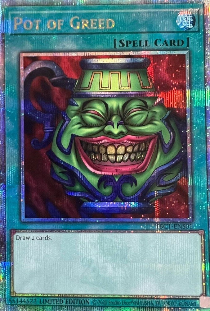 Pot of Greed [TBC1-ENS01] Secret Rare | Rock City Comics