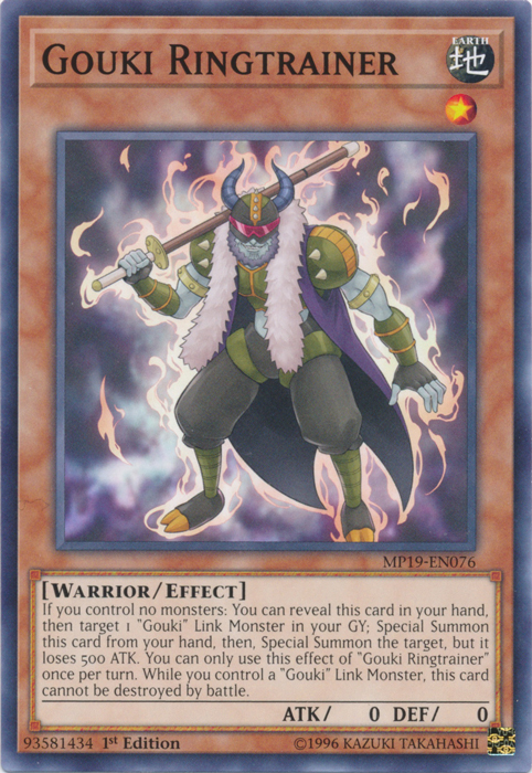 Gouki Ringtrainer [MP19-EN076] Common | Rock City Comics