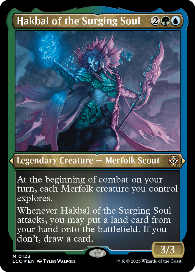 Hakbal of the Surging Soul (Display Commander) [The Lost Caverns of Ixalan Commander] | Rock City Comics