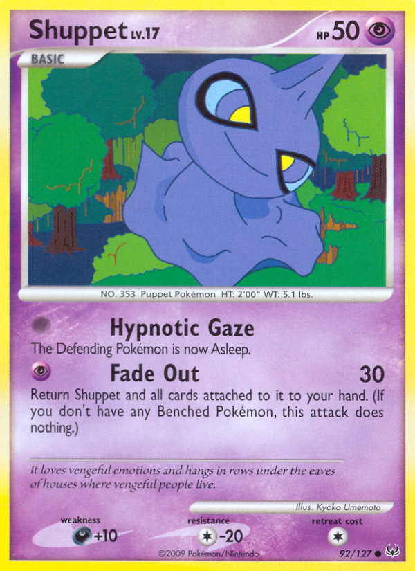 Shuppet (92/127) [Platinum: Base Set] | Rock City Comics