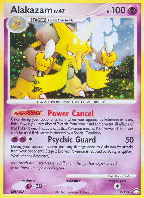 Alakazam (2/123) [Diamond & Pearl: Mysterious Treasures] | Rock City Comics