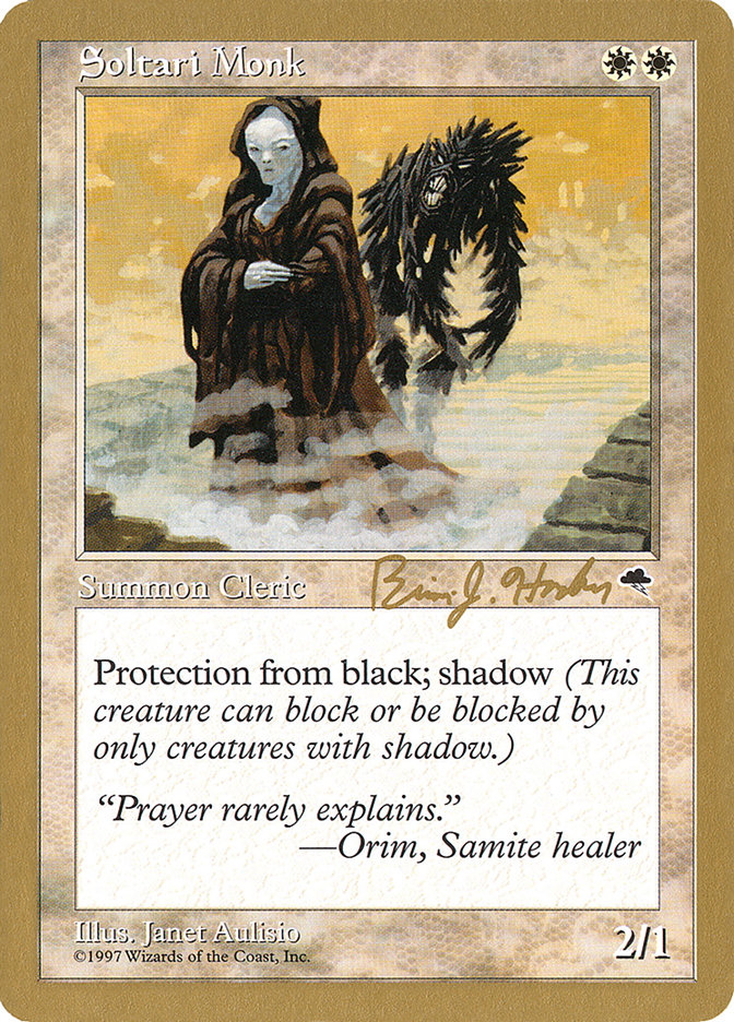 Soltari Monk (Brian Hacker) [World Championship Decks 1998] | Rock City Comics