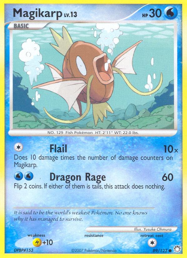 Magikarp (89/123) [Diamond & Pearl: Mysterious Treasures] | Rock City Comics