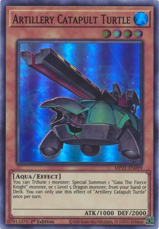 Artillery Catapult Turtle [MP21-EN099] Super Rare | Rock City Comics