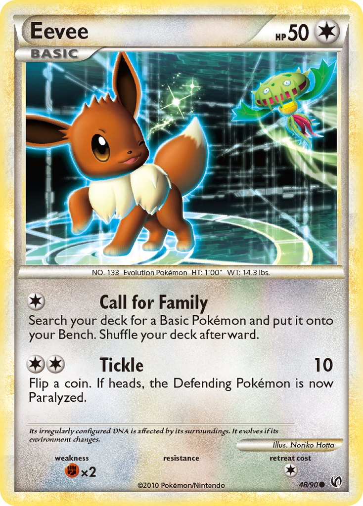 Eevee (48/90) [HeartGold & SoulSilver: Undaunted] | Rock City Comics