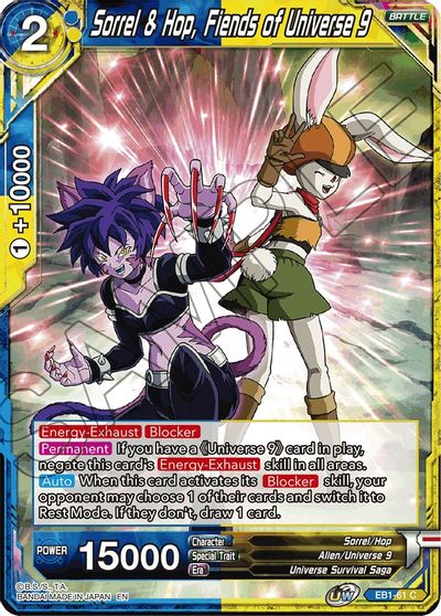 Sorrel & Hop, Fiends of Universe 9 (EB1-061) [Battle Evolution Booster] | Rock City Comics